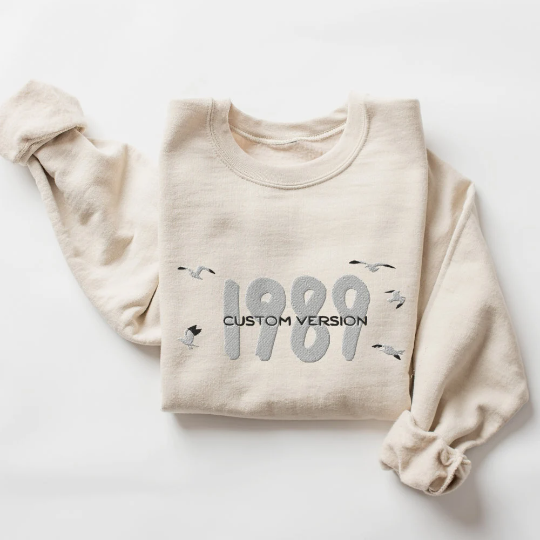 Custom Embroidered 1989 Taylor's Version Sweatshirt