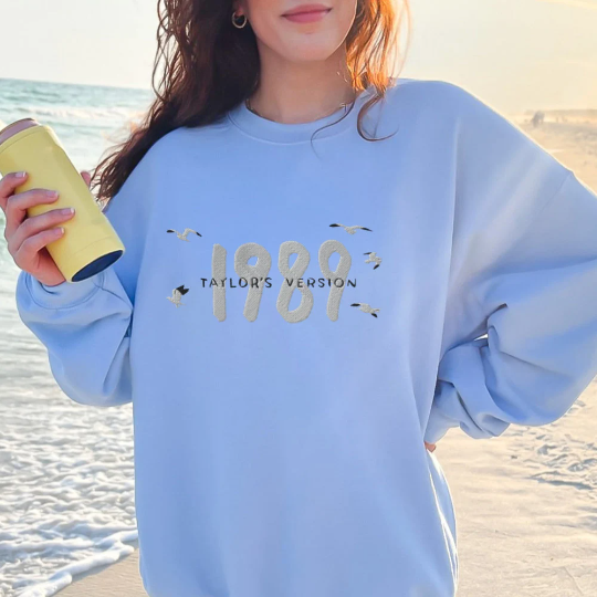 Custom Embroidered 1989 Taylor's Version Sweatshirt