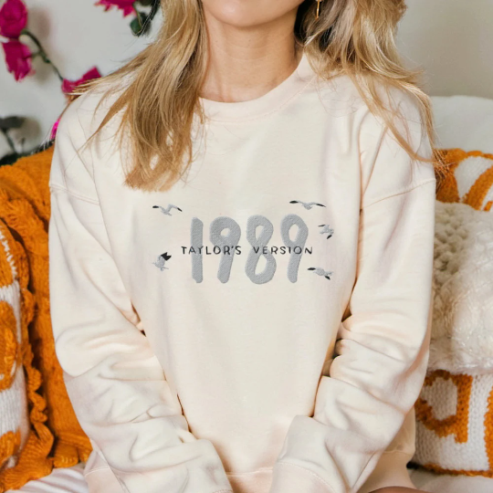 Custom Embroidered 1989 Taylor's Version Sweatshirt