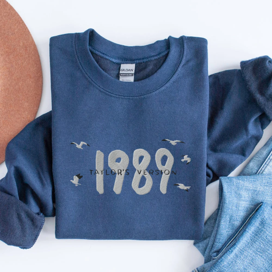 Custom Embroidered 1989 Taylor's Version Sweatshirt