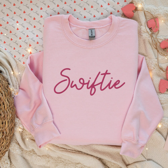 Custom Swiftie Embroidered Sweatshirt