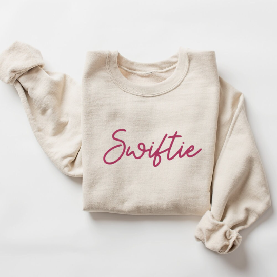 Custom Swiftie Embroidered Sweatshirt