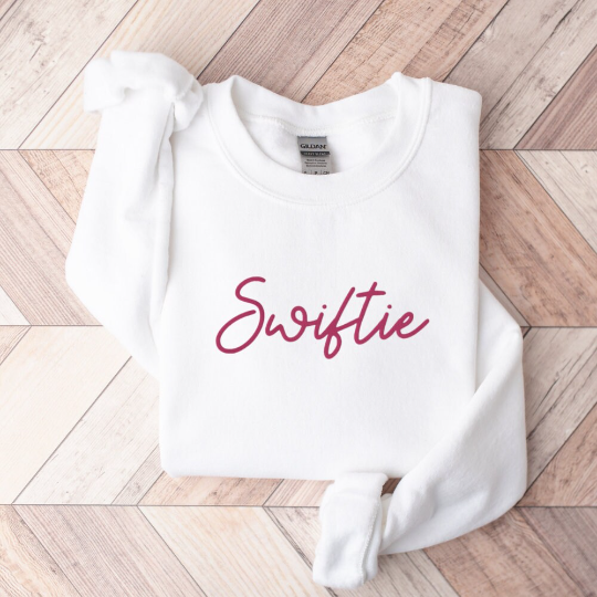 Custom Swiftie Embroidered Sweatshirt