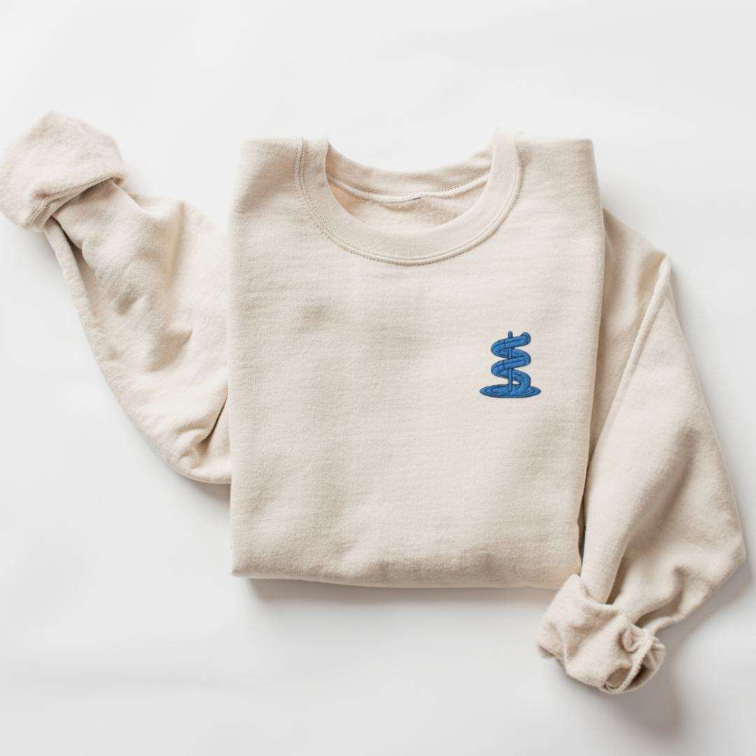 Waterslide Embroidered Sweatshirt