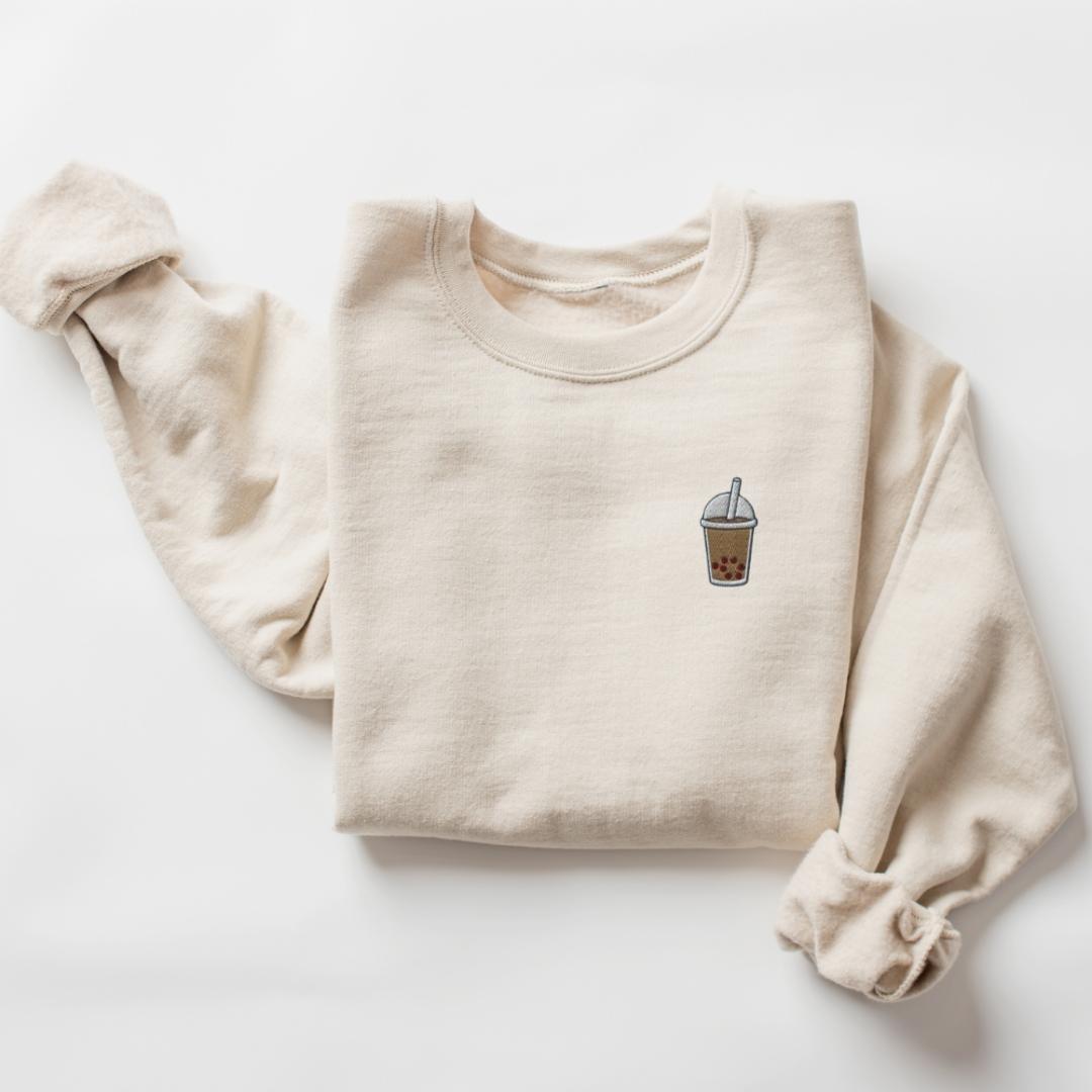Boba Embroidered Sweatshirt