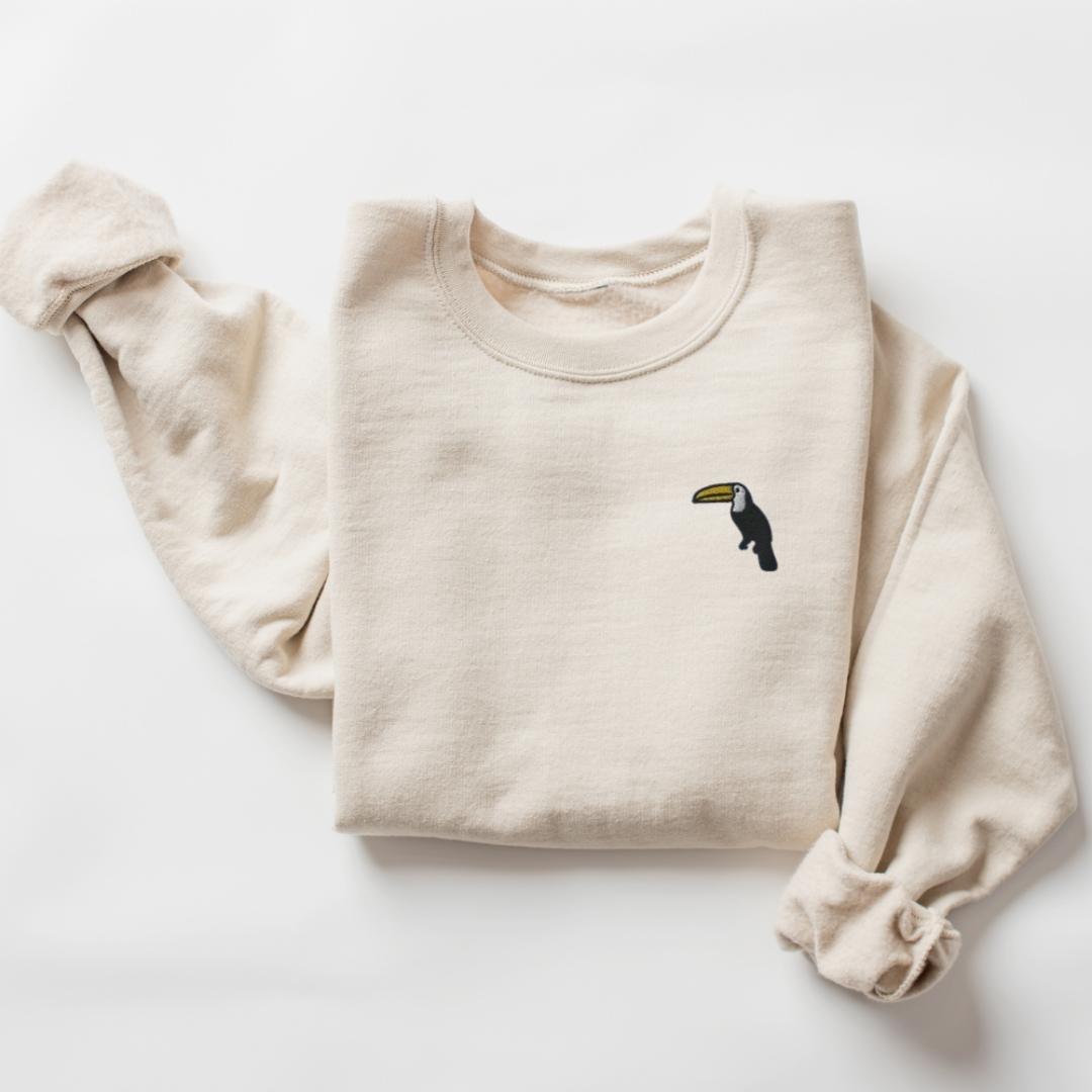 Toucan Embroidered Sweatshirt