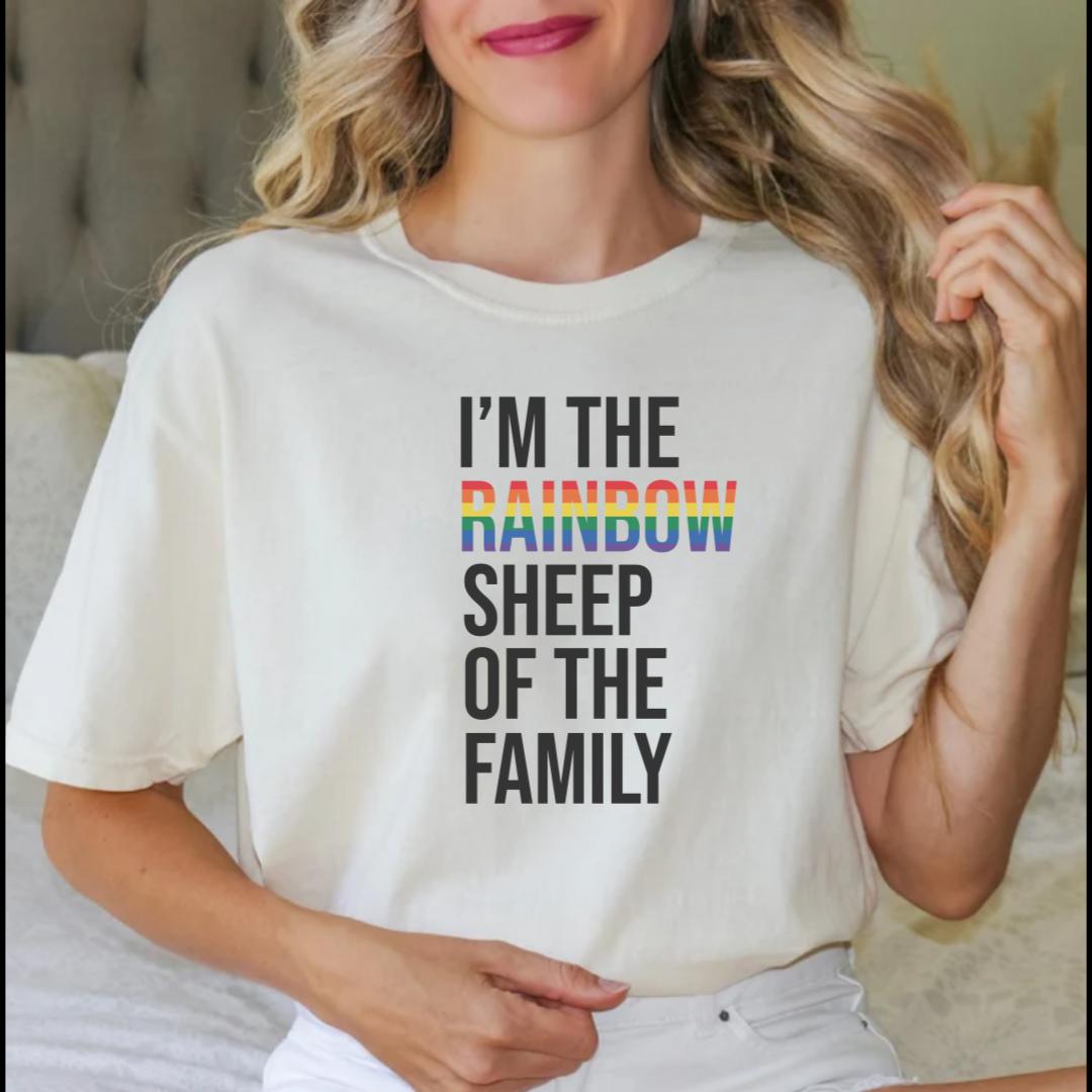 Im The Rainbow Sheep Of The Family Gay Shirt
