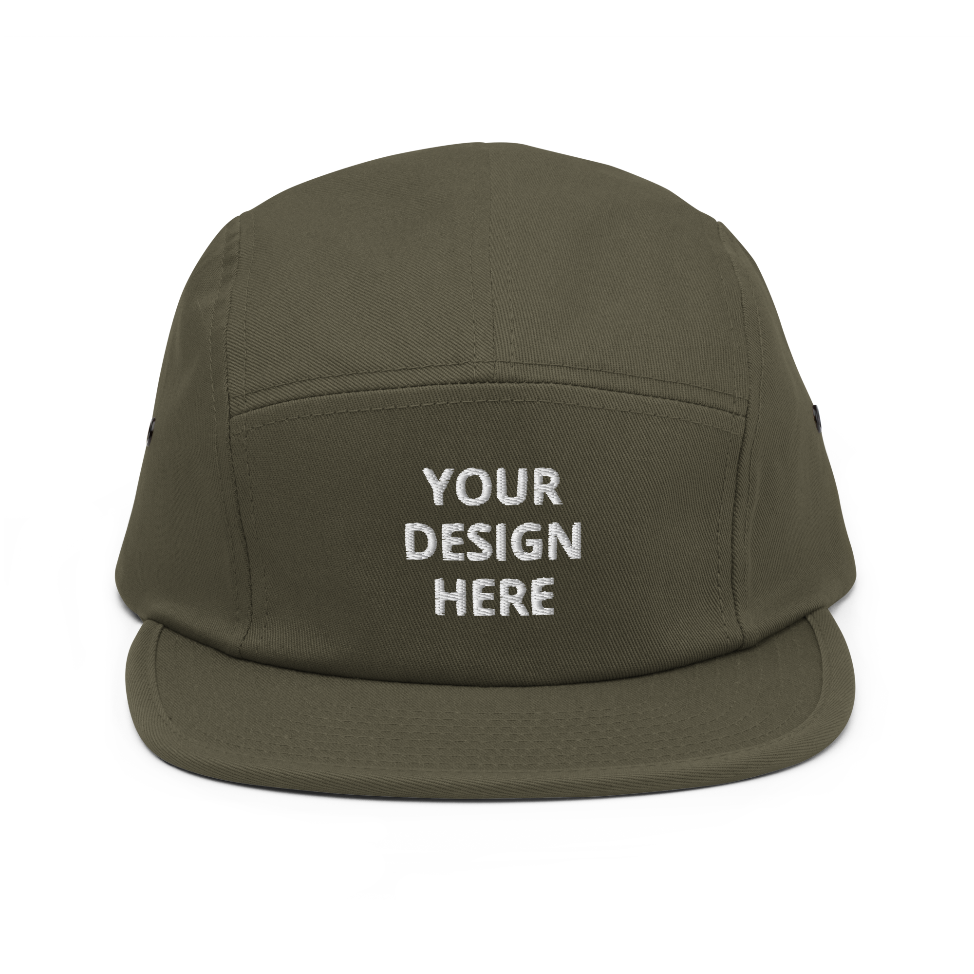 Custom Embroidered Five Panel Cap