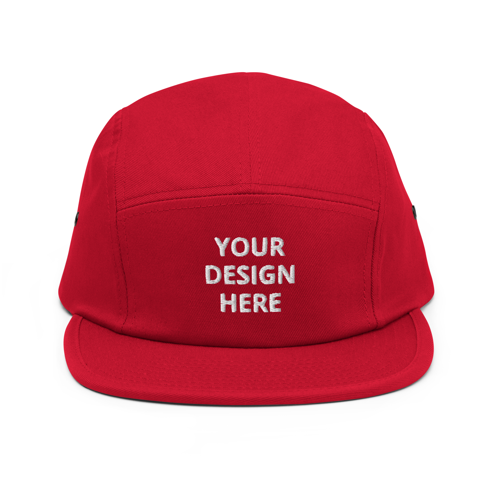 Custom Embroidered Five Panel Cap