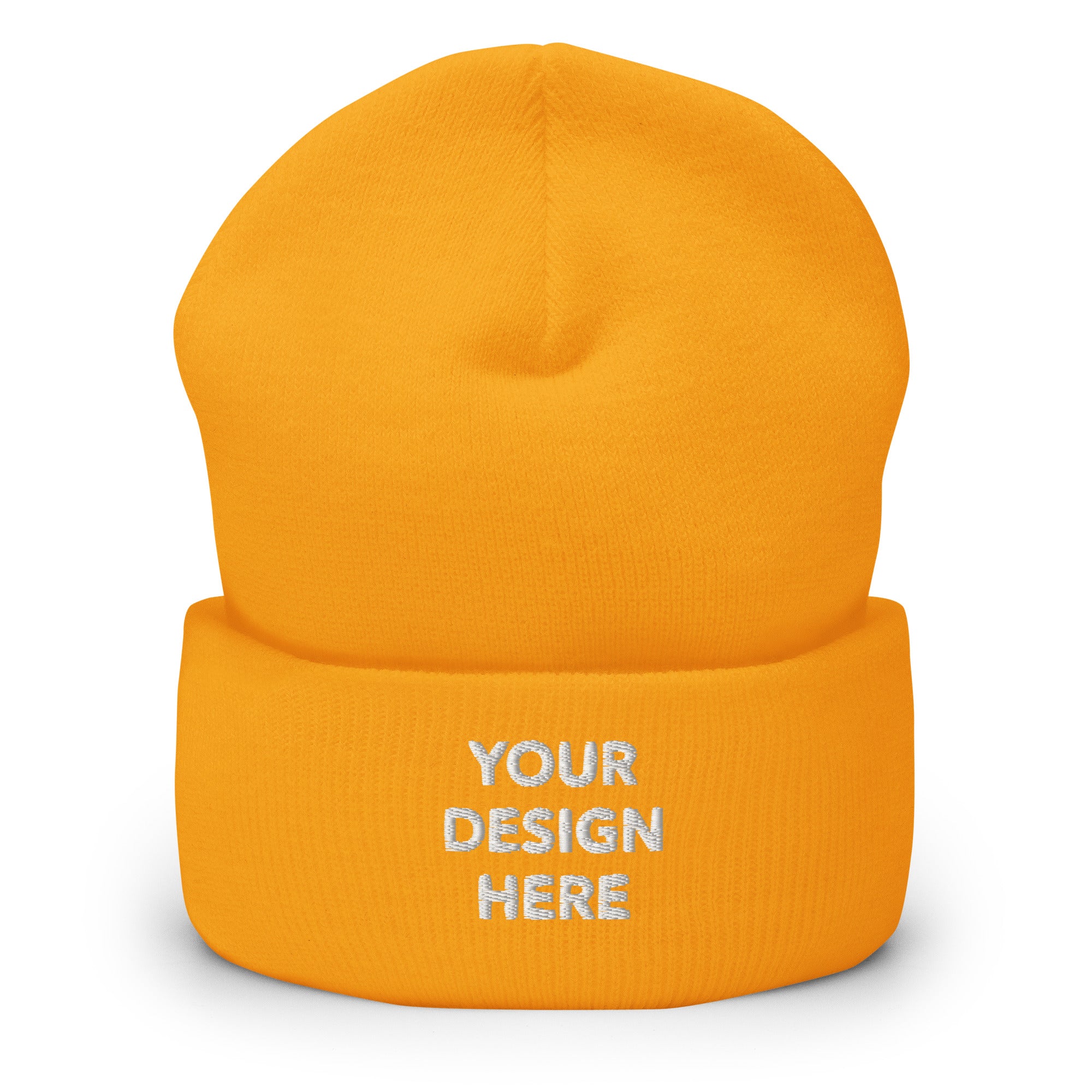 Custom Embroidered Cuffed Beanie