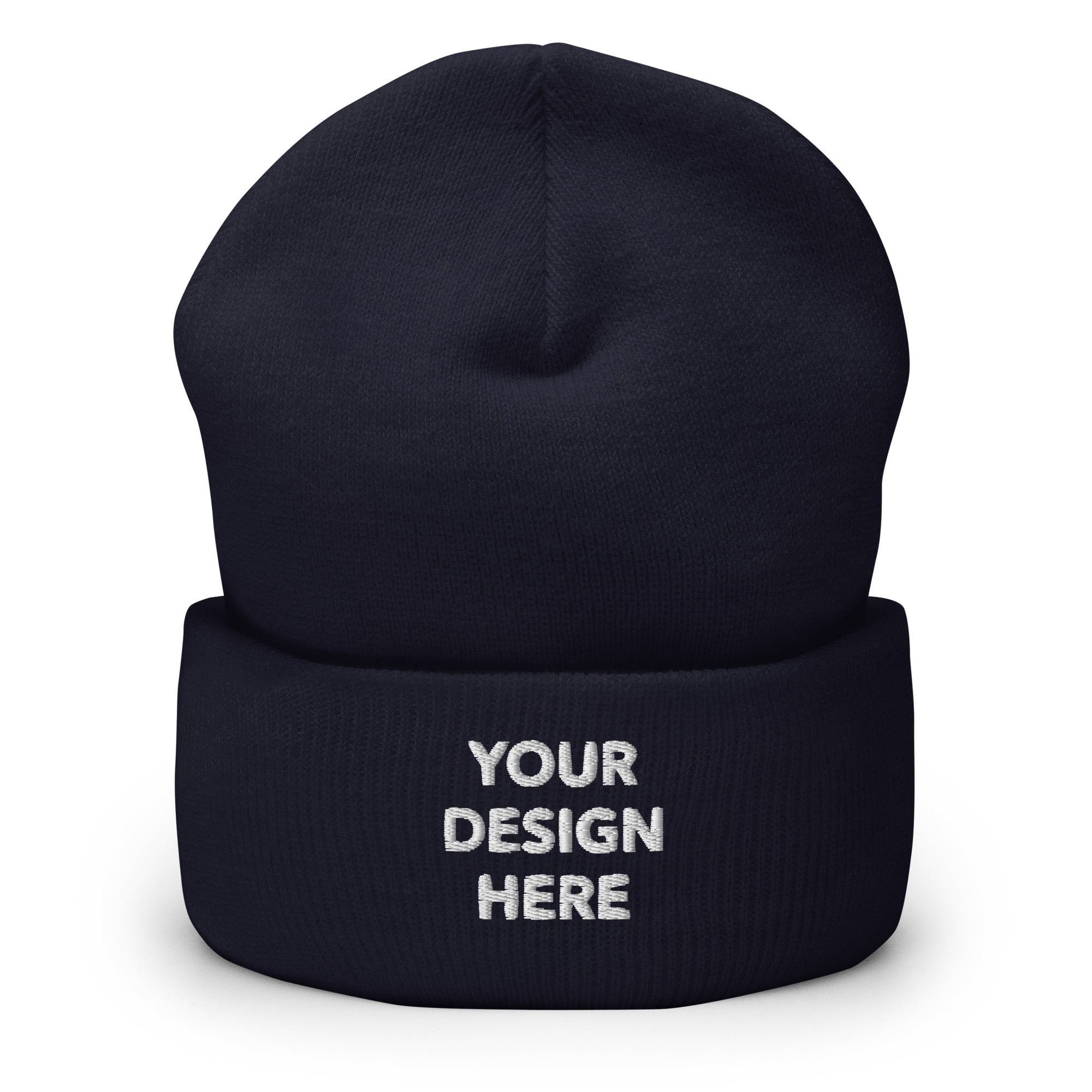 Custom Embroidered Cuffed Beanie