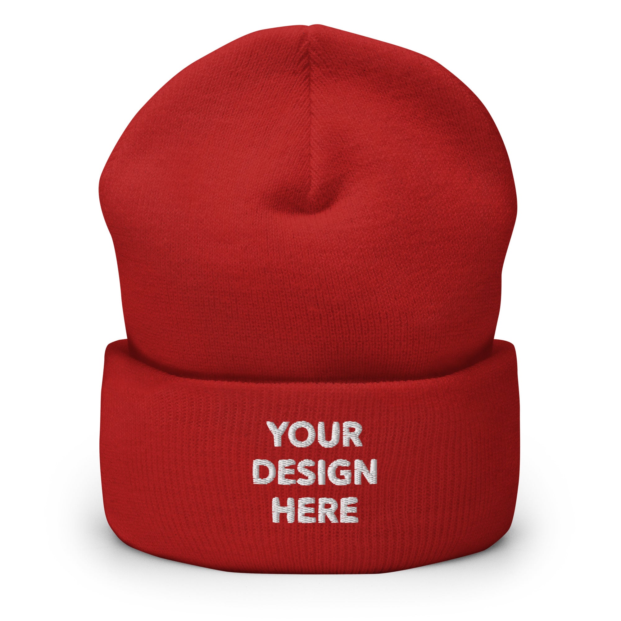 Custom Embroidered Cuffed Beanie
