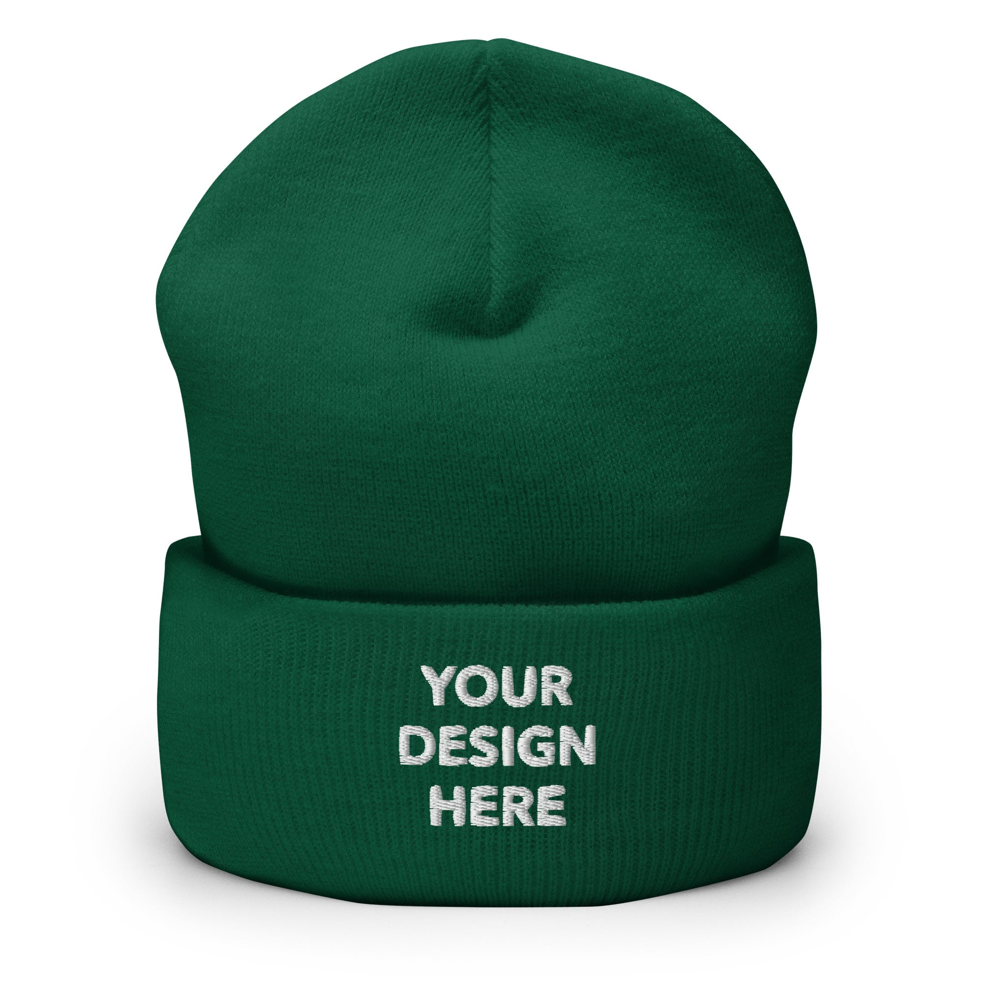 Custom Embroidered Cuffed Beanie