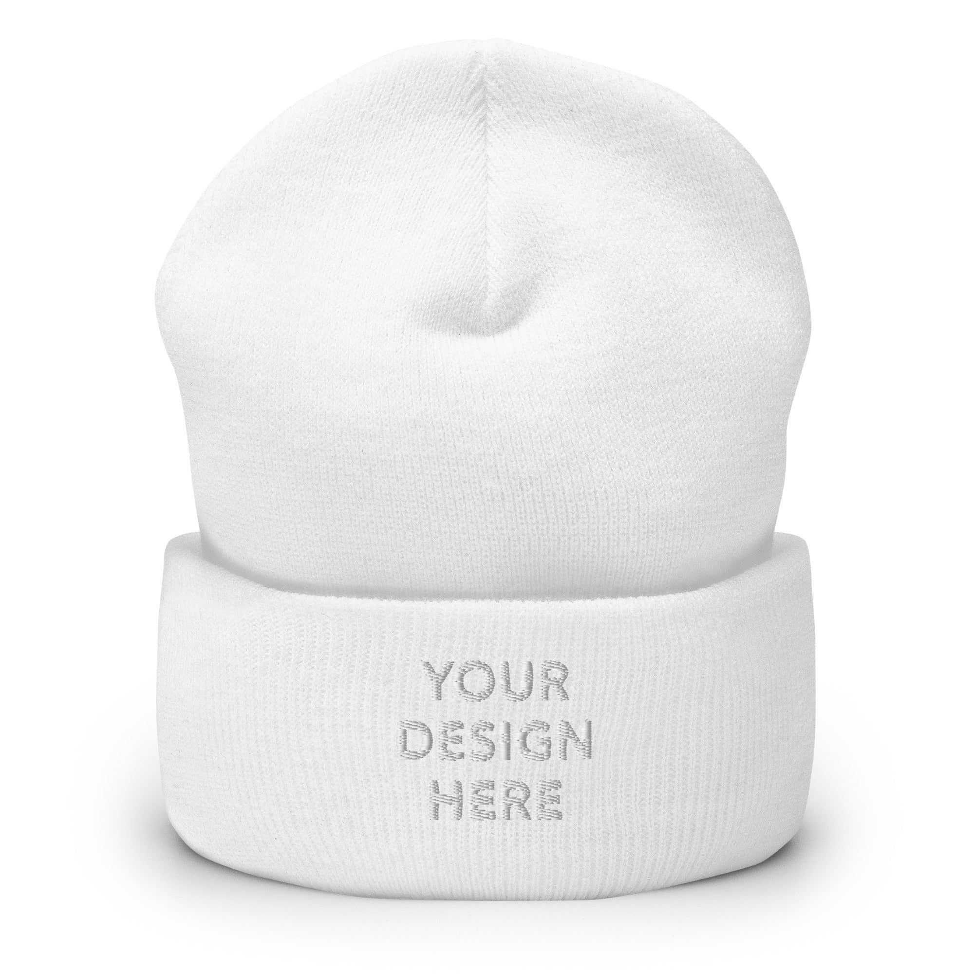 Custom Embroidered Cuffed Beanie
