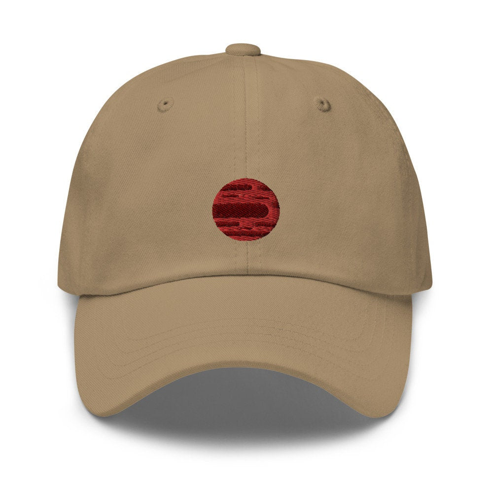 Planet Mars Embroidered Dad Hat
