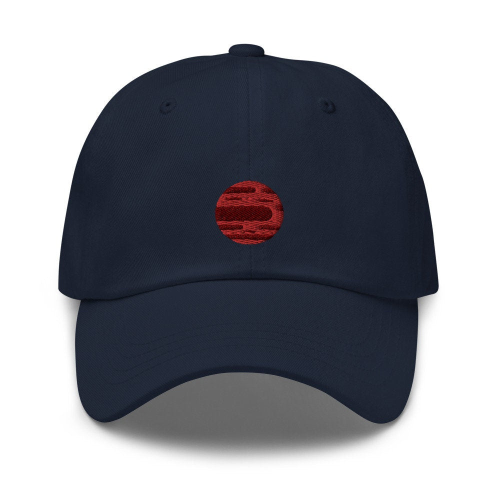 Planet Mars Embroidered Dad Hat