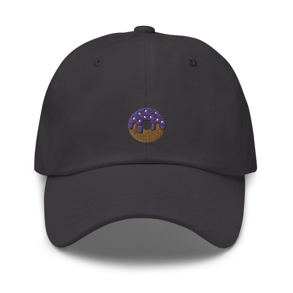 Sprinkled Donut Embroidered Dad Hat