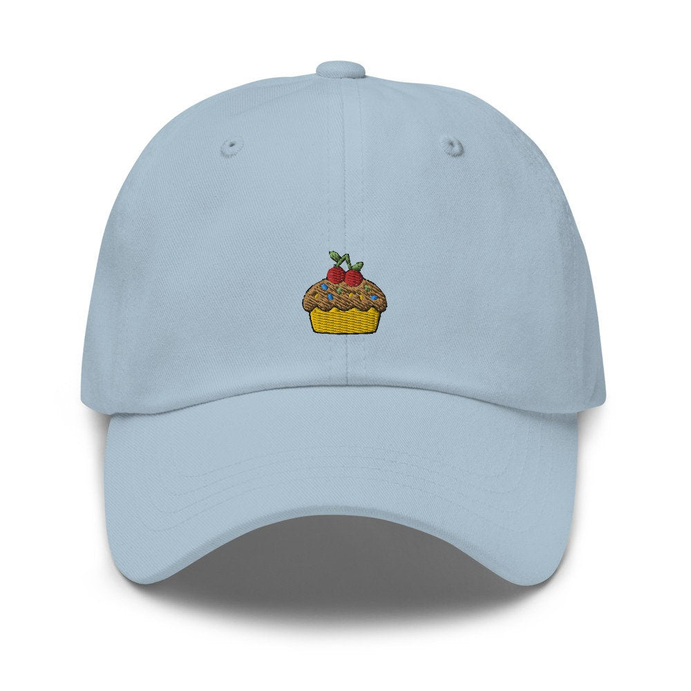 Cupcake Dessert Embroidered Dad Hat