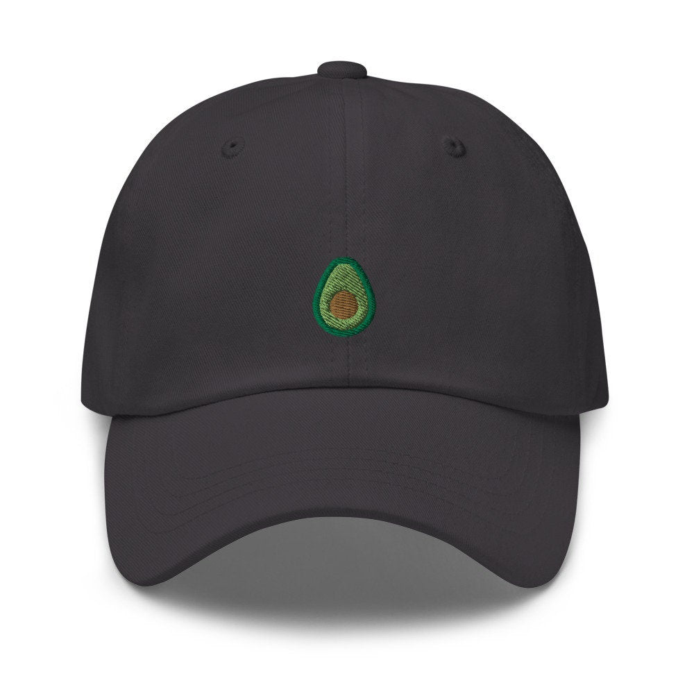 Avocado Fruit Embroidered Dad Hat