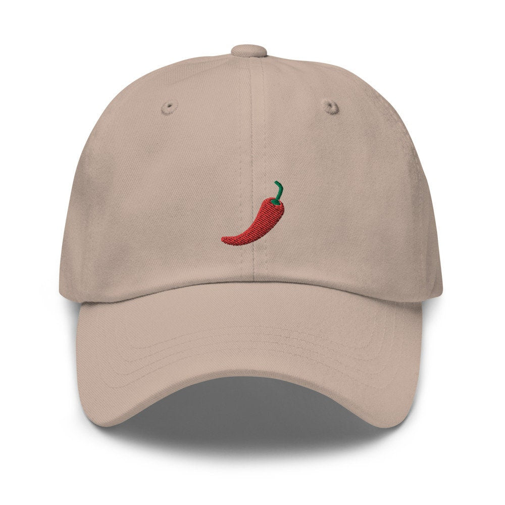 Spicy Red Hot Chili Pepper Embroidered Dad Hat