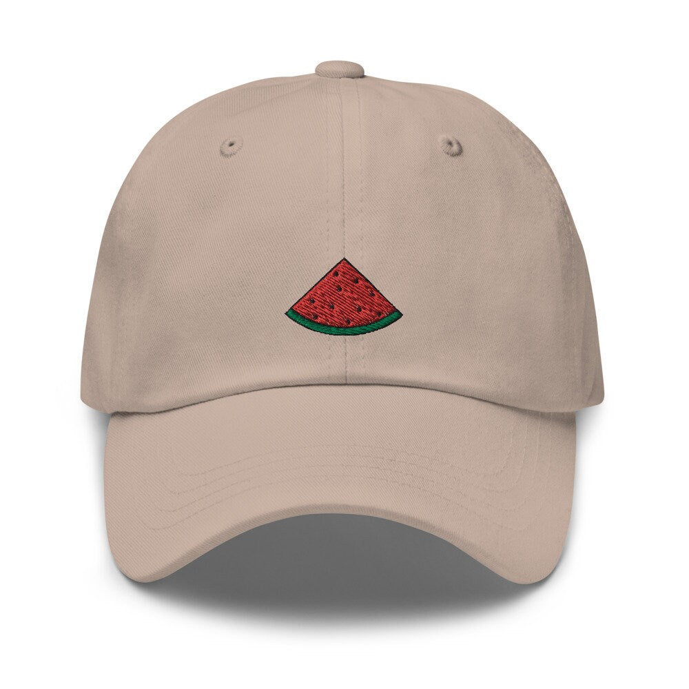 Watermelon Fruit Embroidered Dad Hat