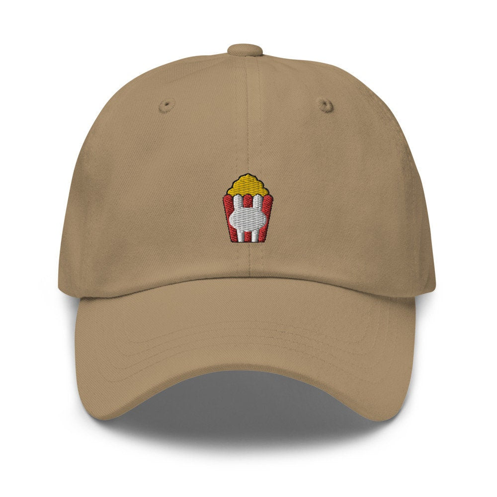 Popcorn Embroidered Dad Hat