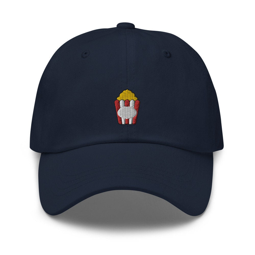 Popcorn Embroidered Dad Hat