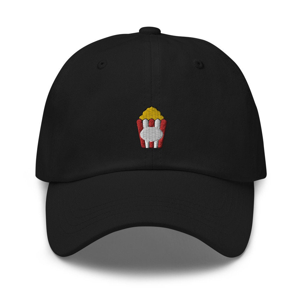 Popcorn Embroidered Dad Hat