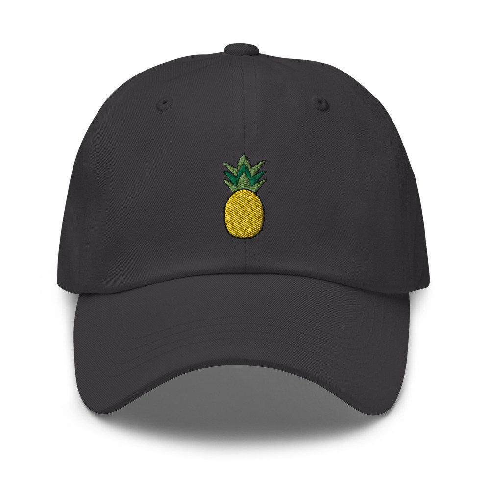 Pineapple Fruit Embroidered Dad Hat