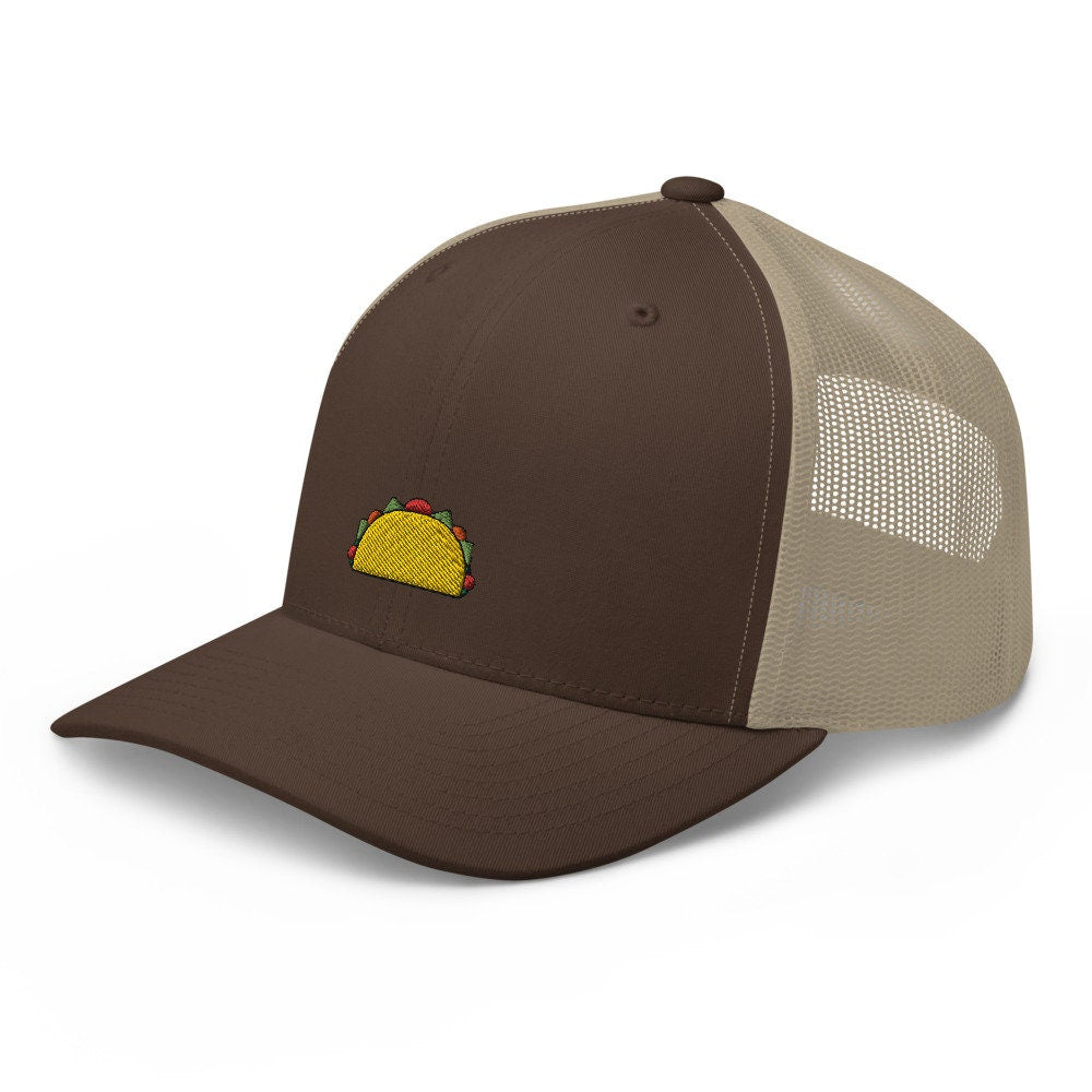 Taco Embroidered Trucker Hat, Mesh Cap Gift