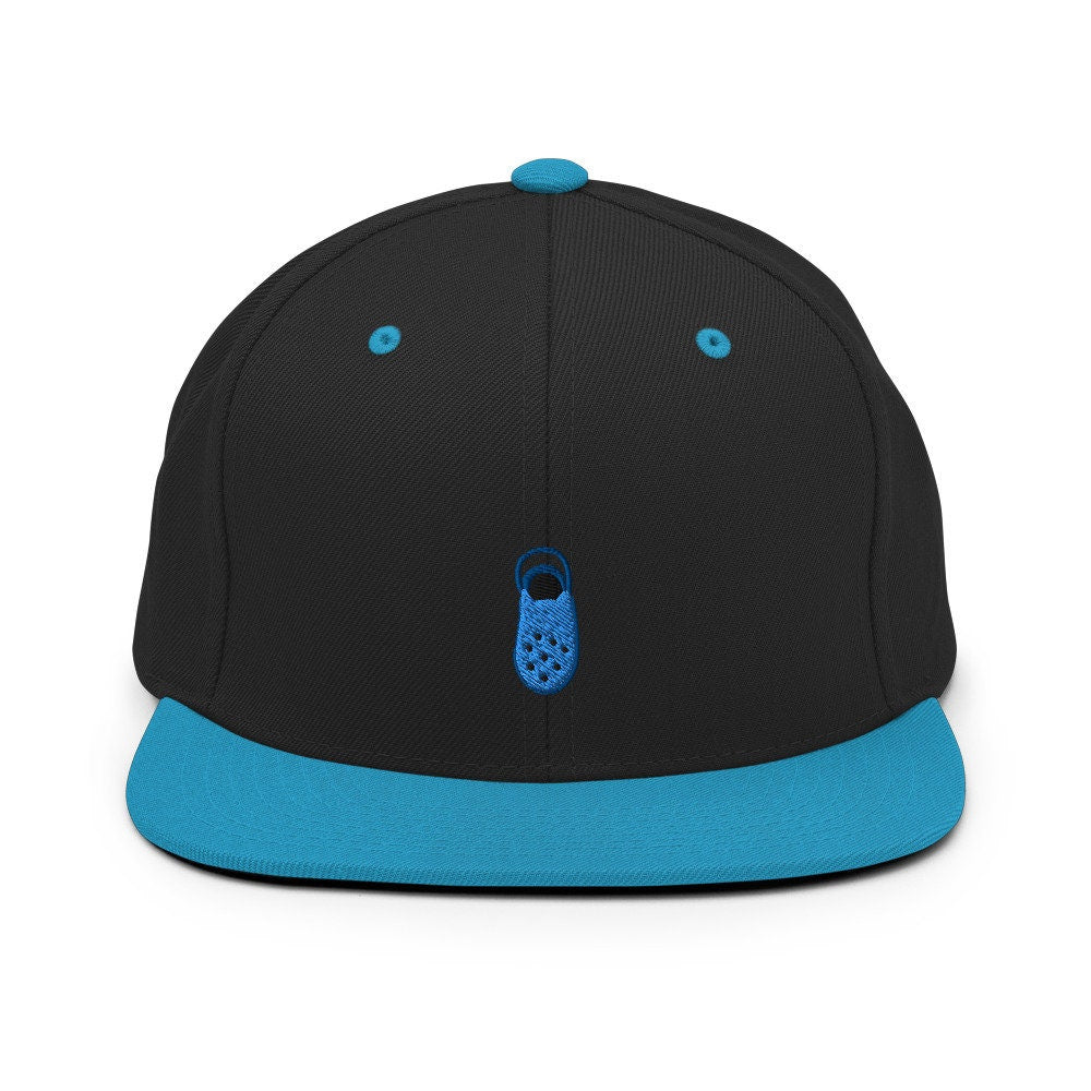 Water Shoe Sandal Slippers Embroidered Snapback Hat, Cap Gift, Embroidered Snapback Hat, Flat Bill Snapback