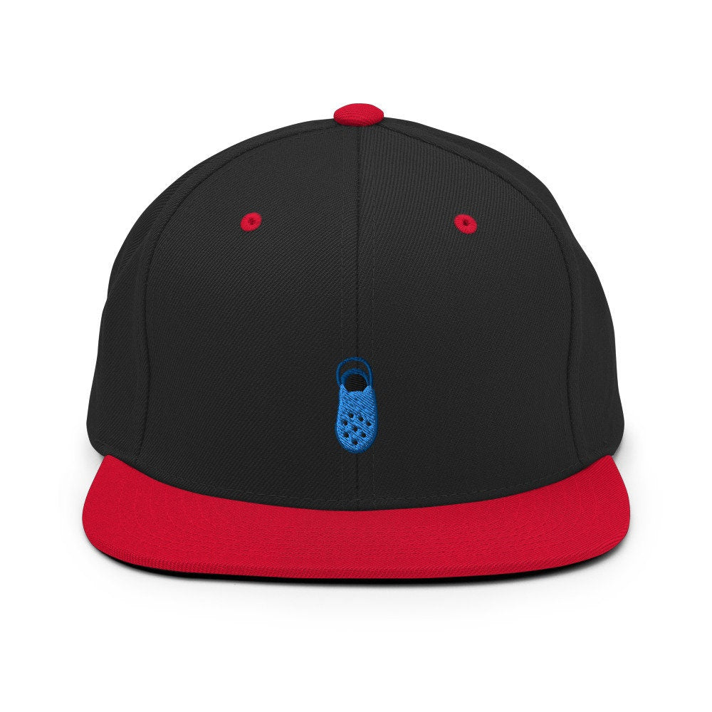 Water Shoe Sandal Slippers Embroidered Snapback Hat, Cap Gift, Embroidered Snapback Hat, Flat Bill Snapback