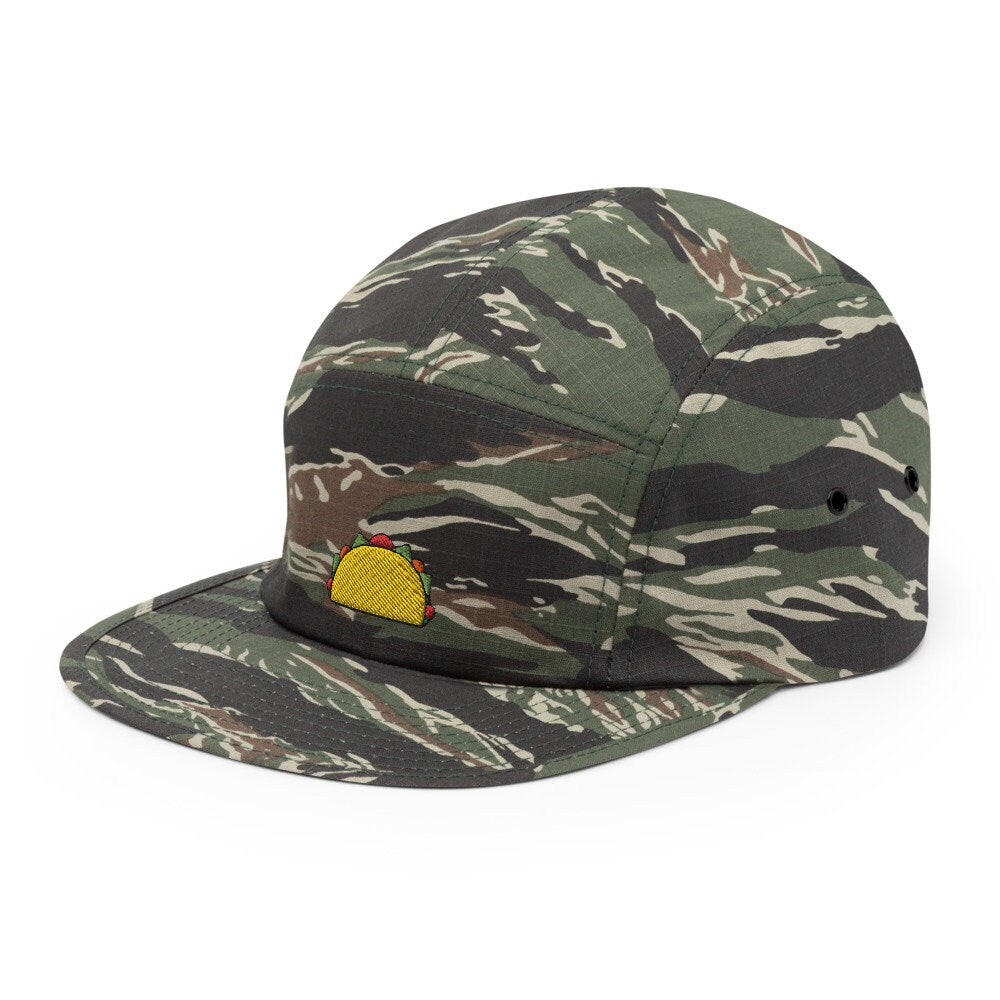 Taco Embroidered Five Panel Cap, Hat Gift