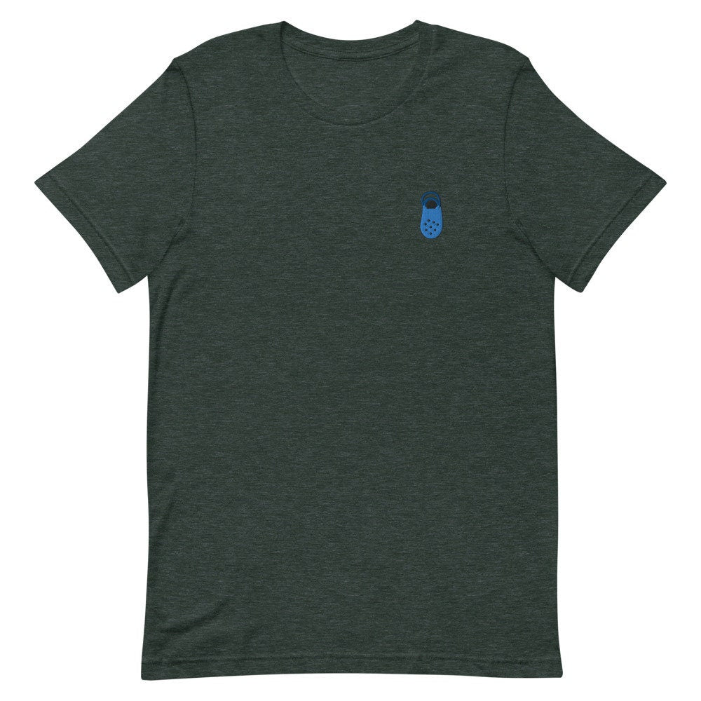 Water Shoe Slipper Embroidered Men's T-Shirt Gift for Boyfriend, Men's Short Sleeve Shirt - Multiple Colors