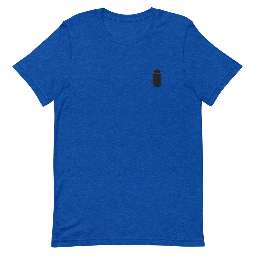 Smart Speaker Embroidered Men's T-Shirt Gift for Boyfriend, Men's Short Sleeve Shirt - Multiple Colors