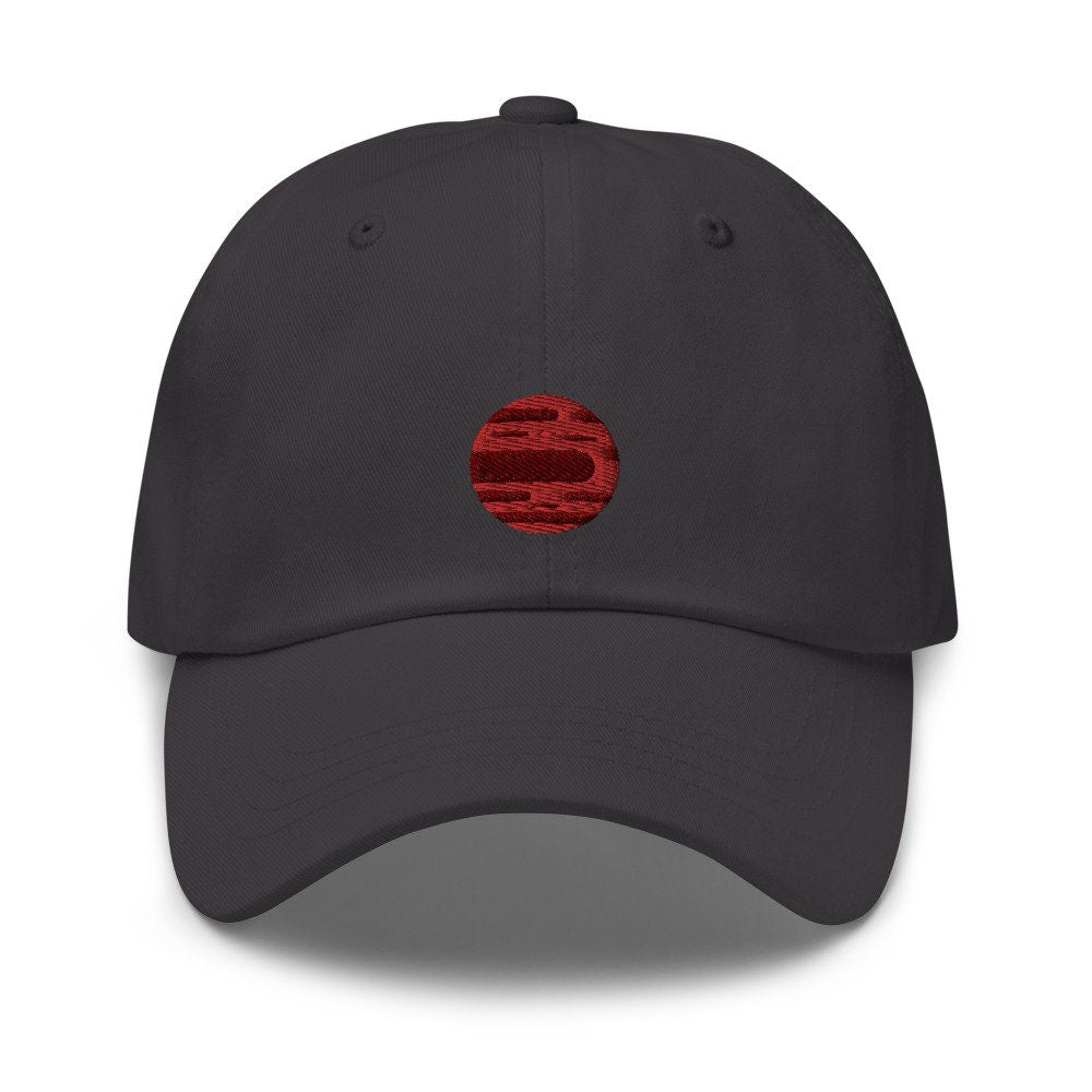 Planet Mars Embroidered Dad Hat