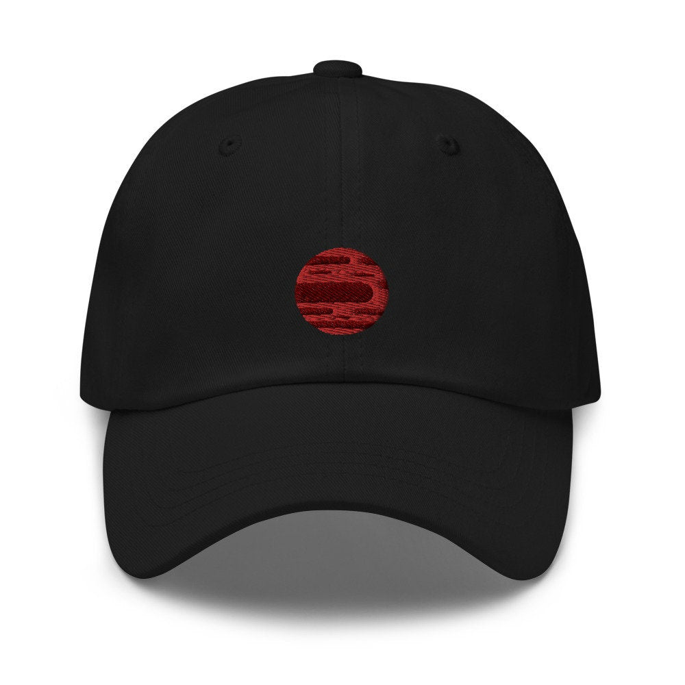 Planet Mars Embroidered Dad Hat