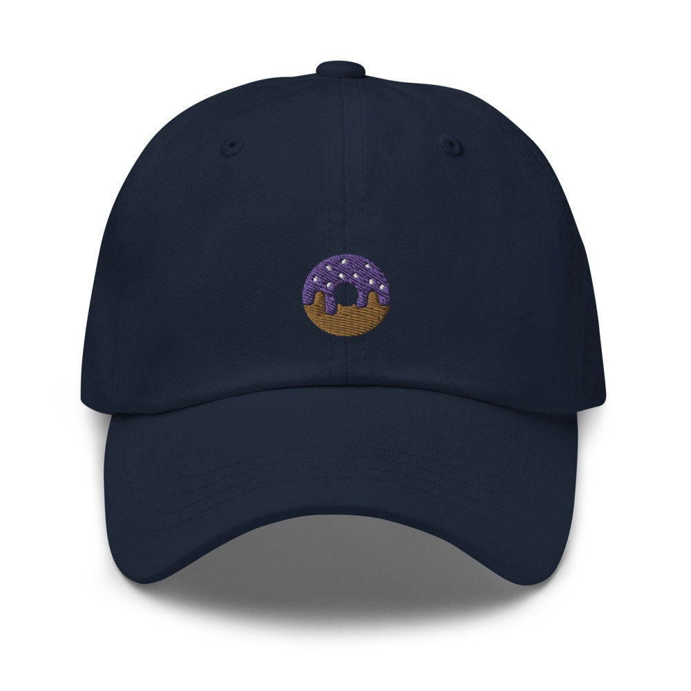 Sprinkled Donut Embroidered Dad Hat
