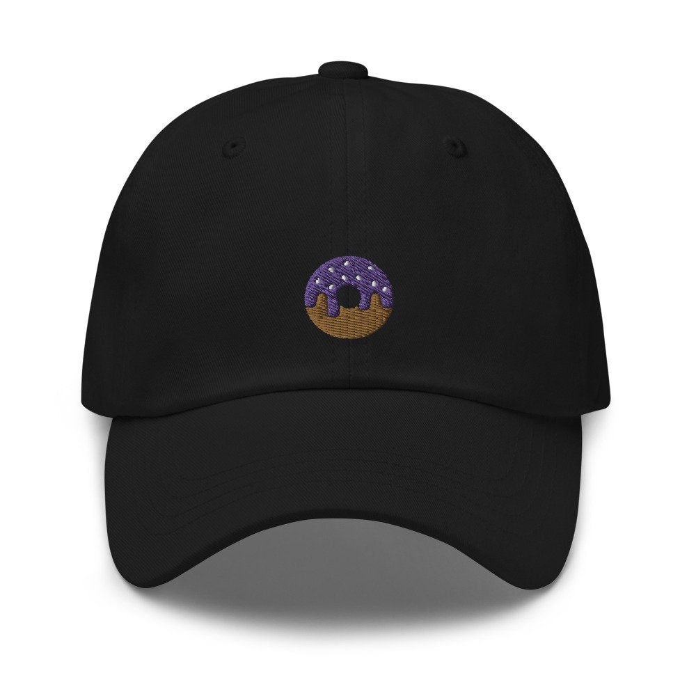 Sprinkled Donut Embroidered Dad Hat