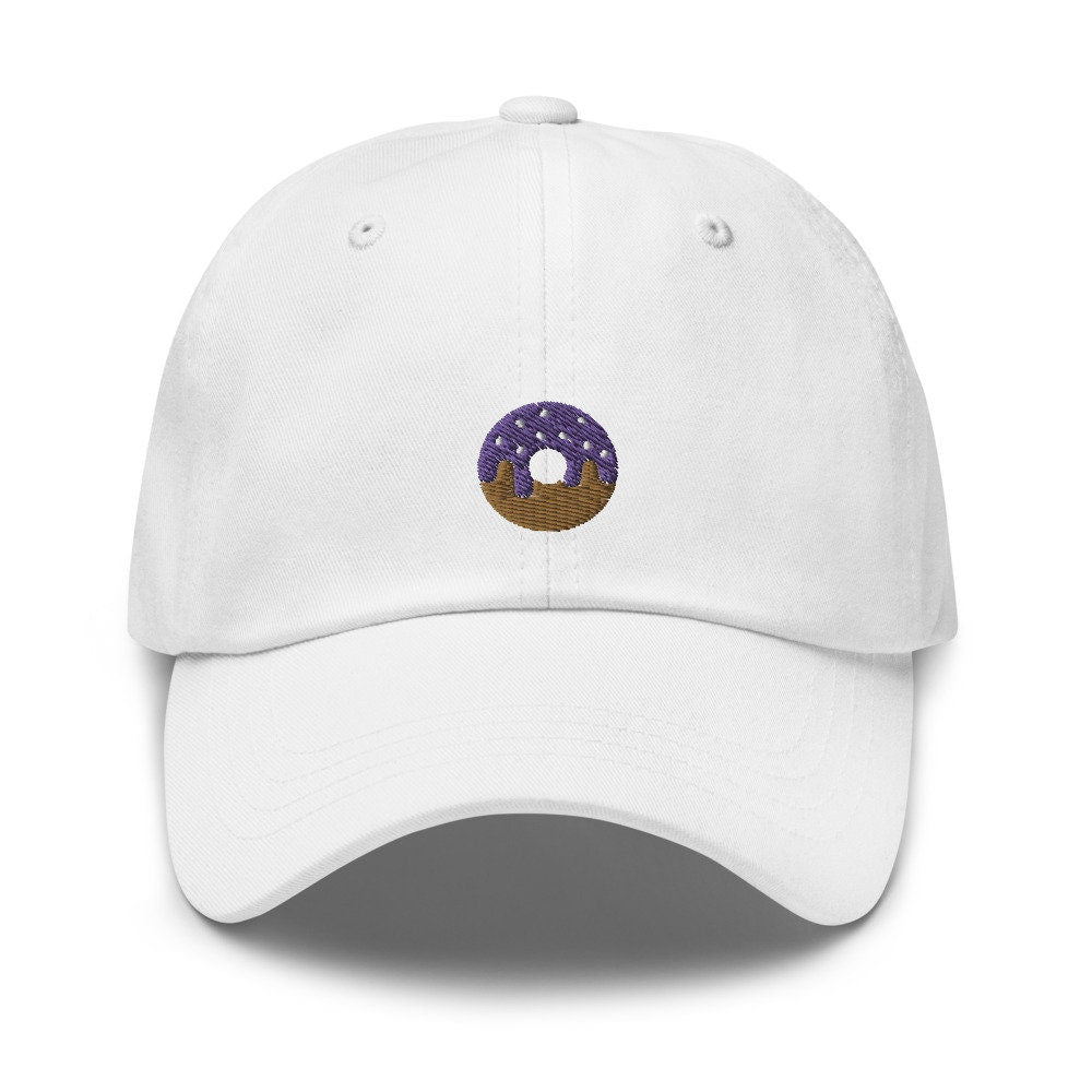 Sprinkled Donut Embroidered Dad Hat
