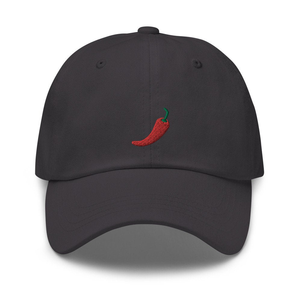 Spicy Red Hot Chili Pepper Embroidered Dad Hat