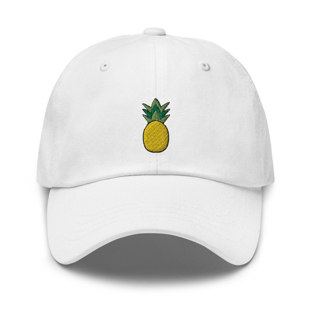 Pineapple Fruit Embroidered Dad Hat