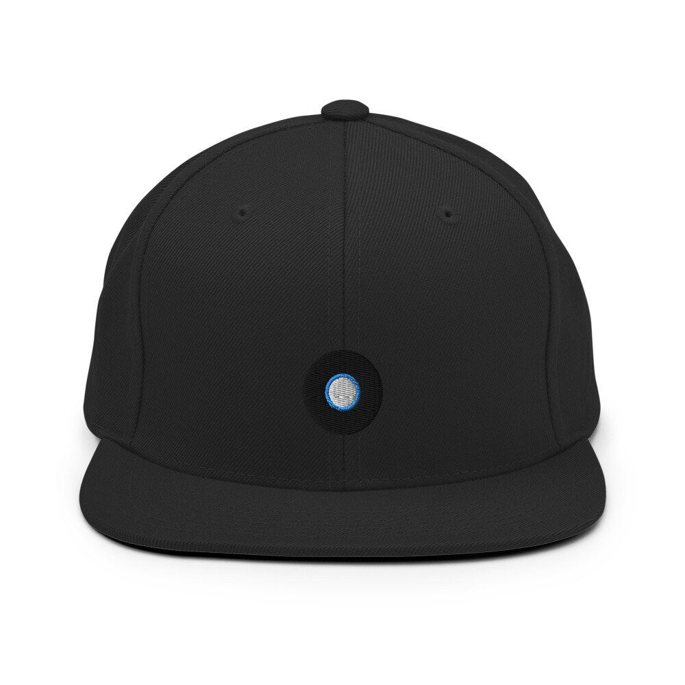 Vinyl Record Player Embroidered Snapback Hat, Cap Gift, Record Embroidered Snapback Hat, Flat Bill Snapback