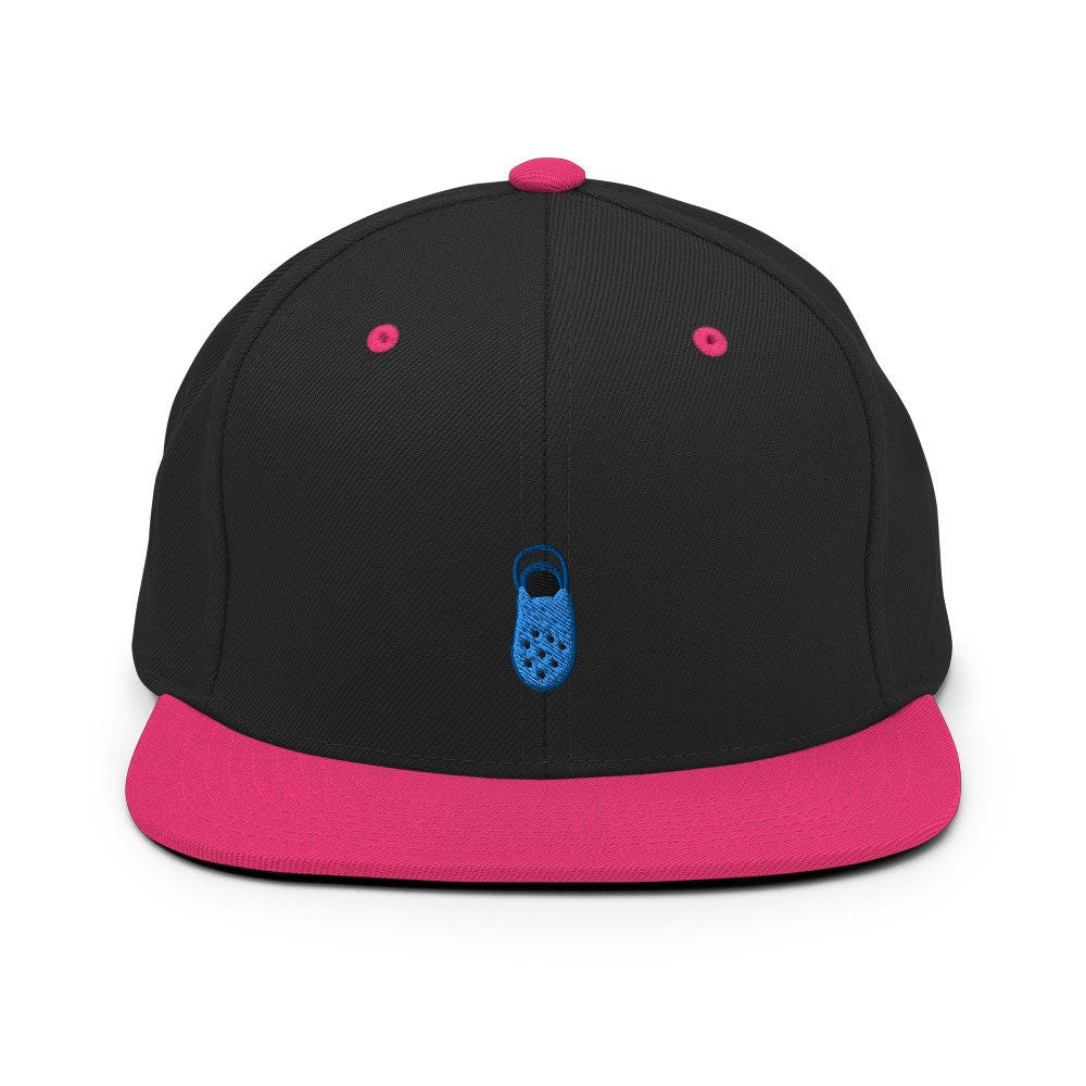 Water Shoe Sandal Slippers Embroidered Snapback Hat, Cap Gift, Embroidered Snapback Hat, Flat Bill Snapback