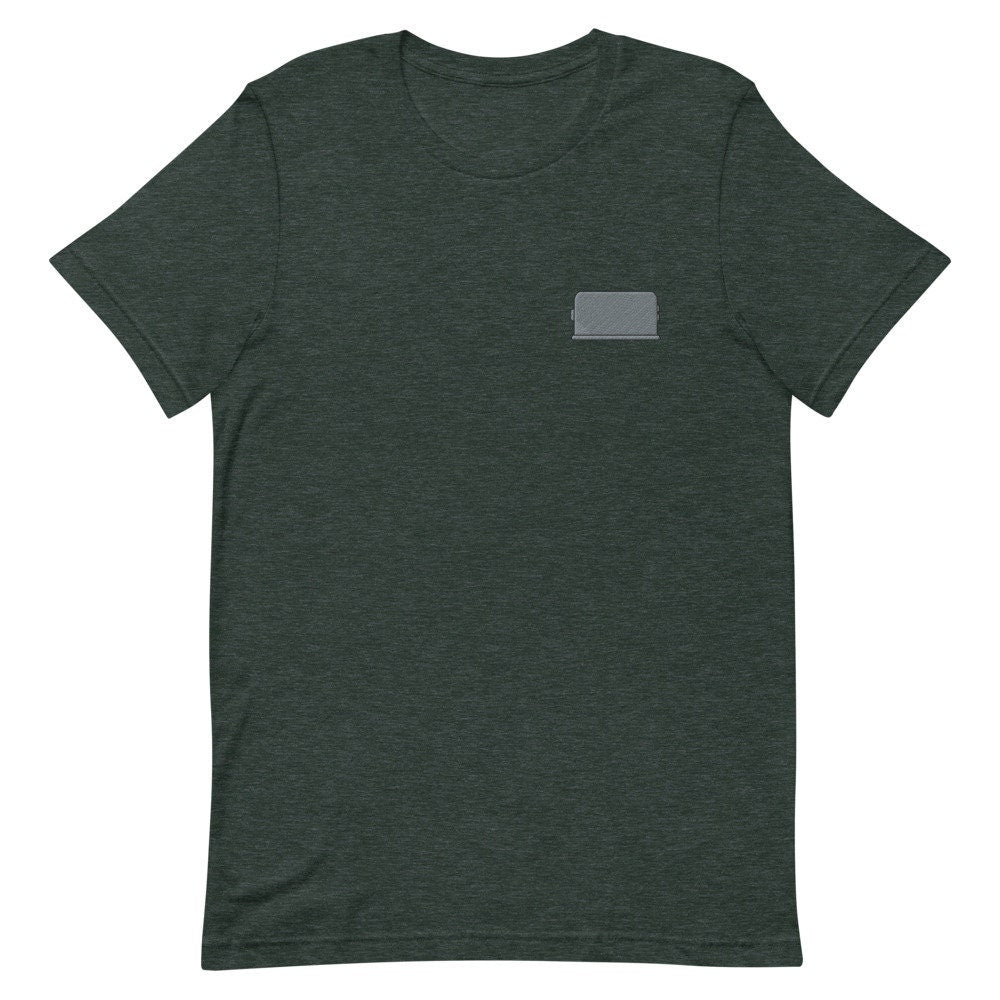 Toaster Embroidered Men's T-Shirt Gift for Boyfriend, Men's Short Sleeve Shirt - Multiple Colors