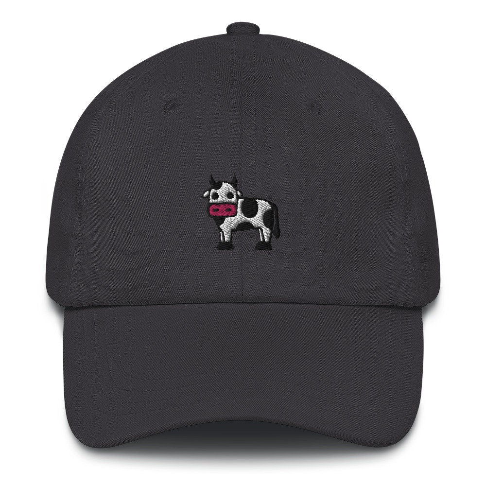 Cow Embroidered Dad Hat