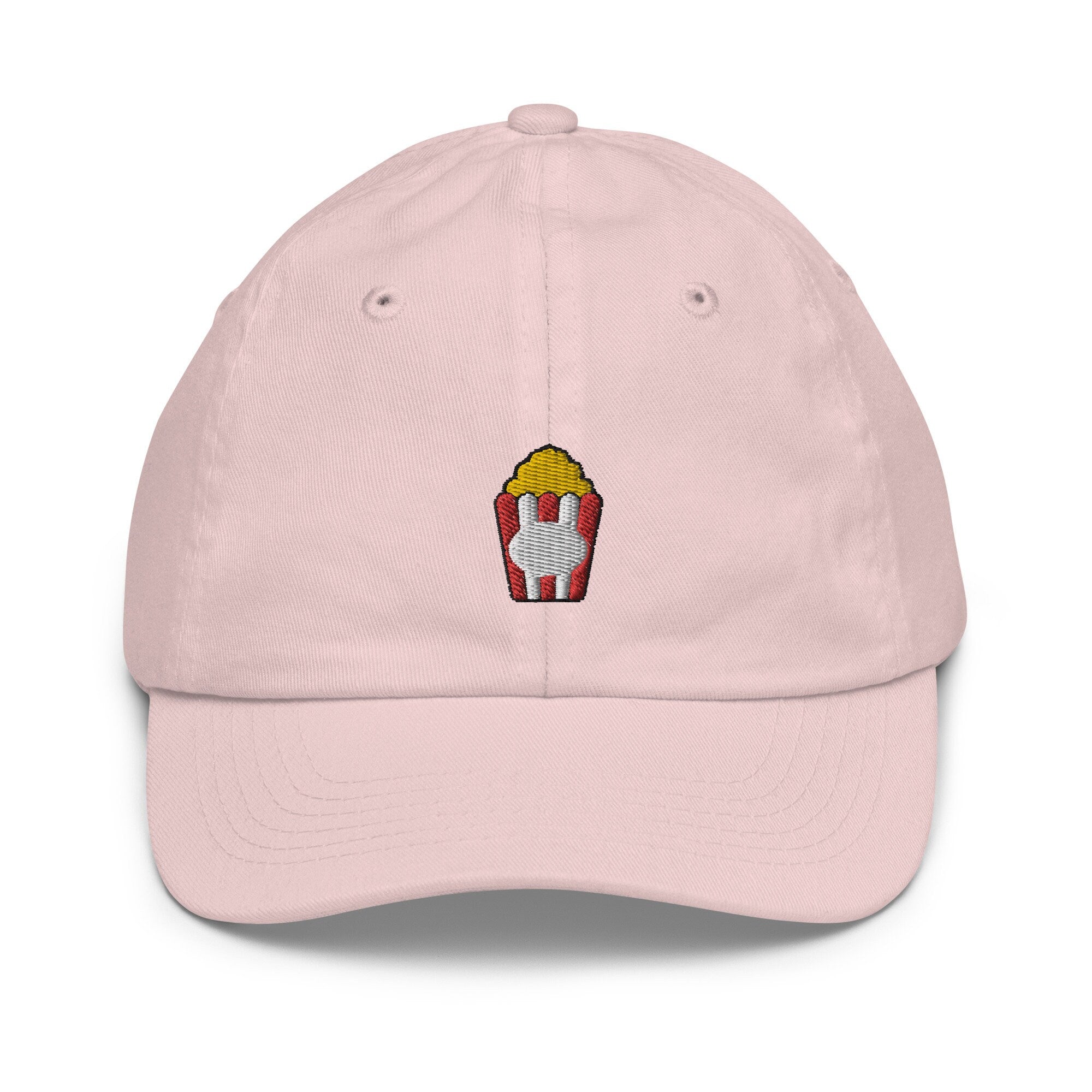 Kids Popcorn Youth Baseball Cap, Embroidered Kids Hat, Childrens Hat Gift - Multiple Colors