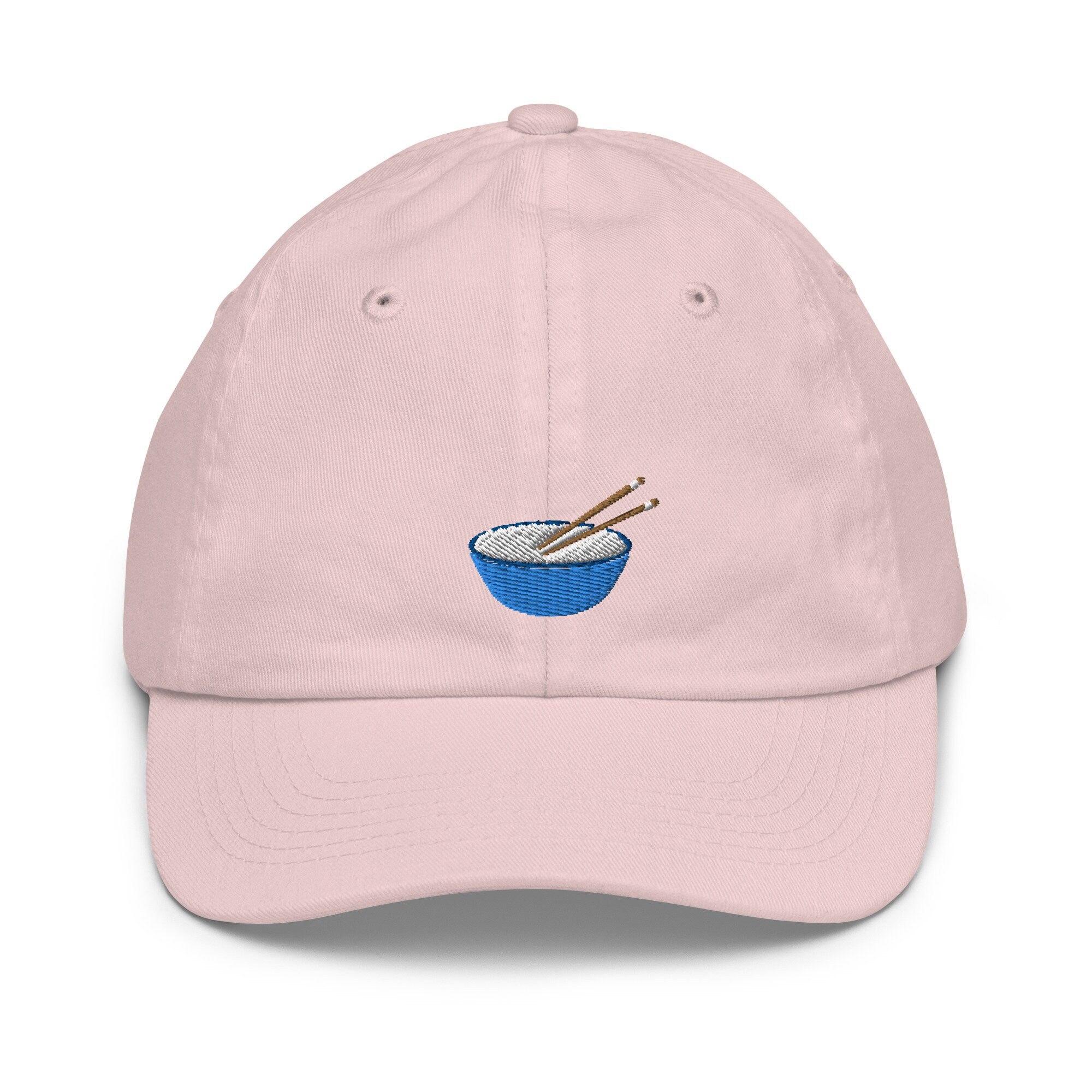 Kids Bowl of Rice Youth Baseball Cap, Embroidered Kids Hat, Childrens Hat Gift - Multiple Colors