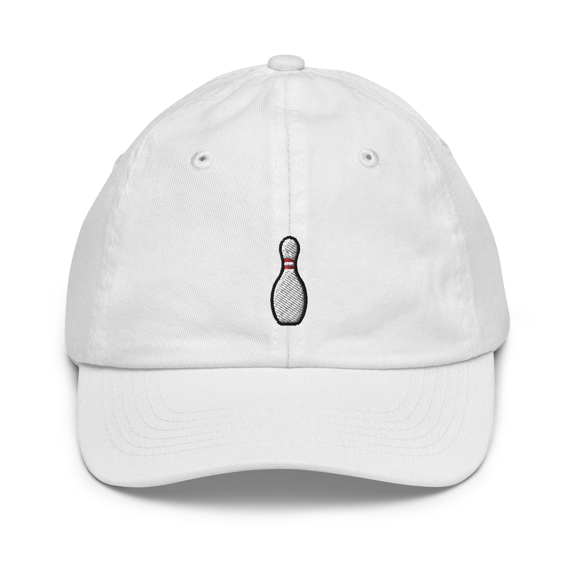 Kids Bowling Pin Youth Baseball Cap, Embroidered Kids Hat, Childrens Hat Gift - Multiple Colors