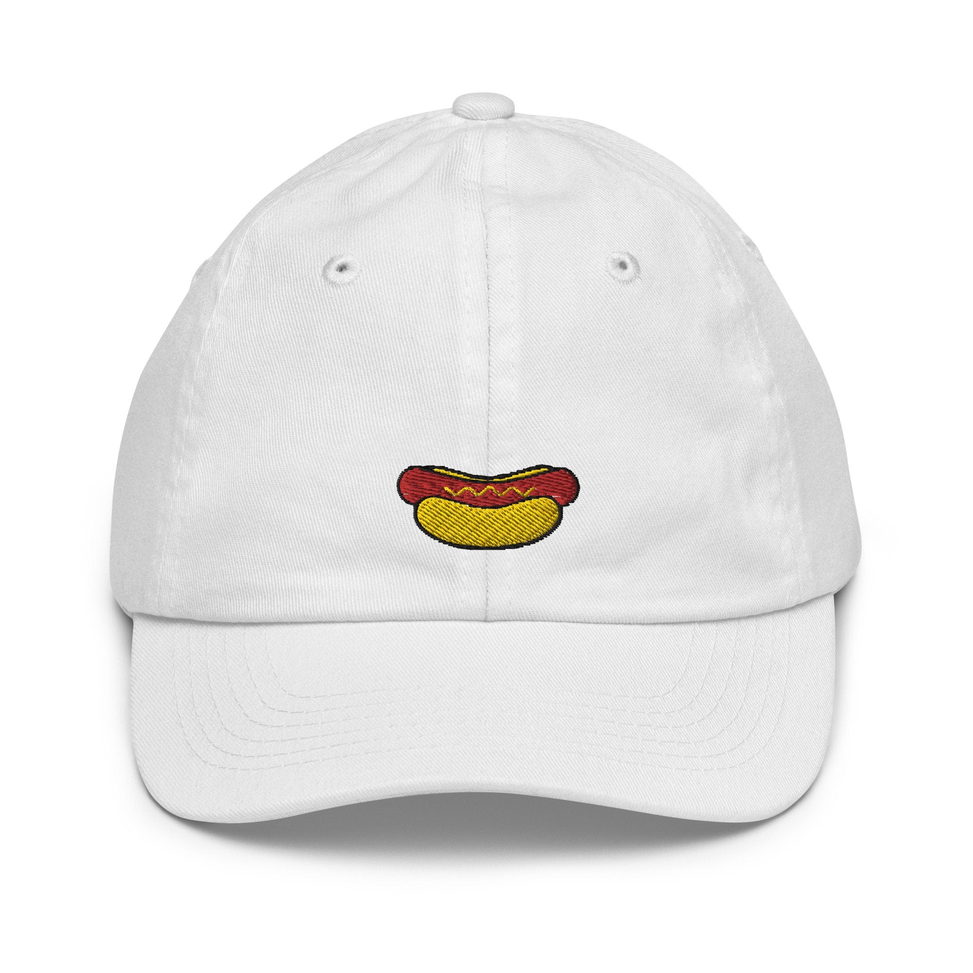 Kids Hot Dog Youth Baseball Cap, Embroidered Kids Hat, Childrens Hat Gift - Multiple Colors